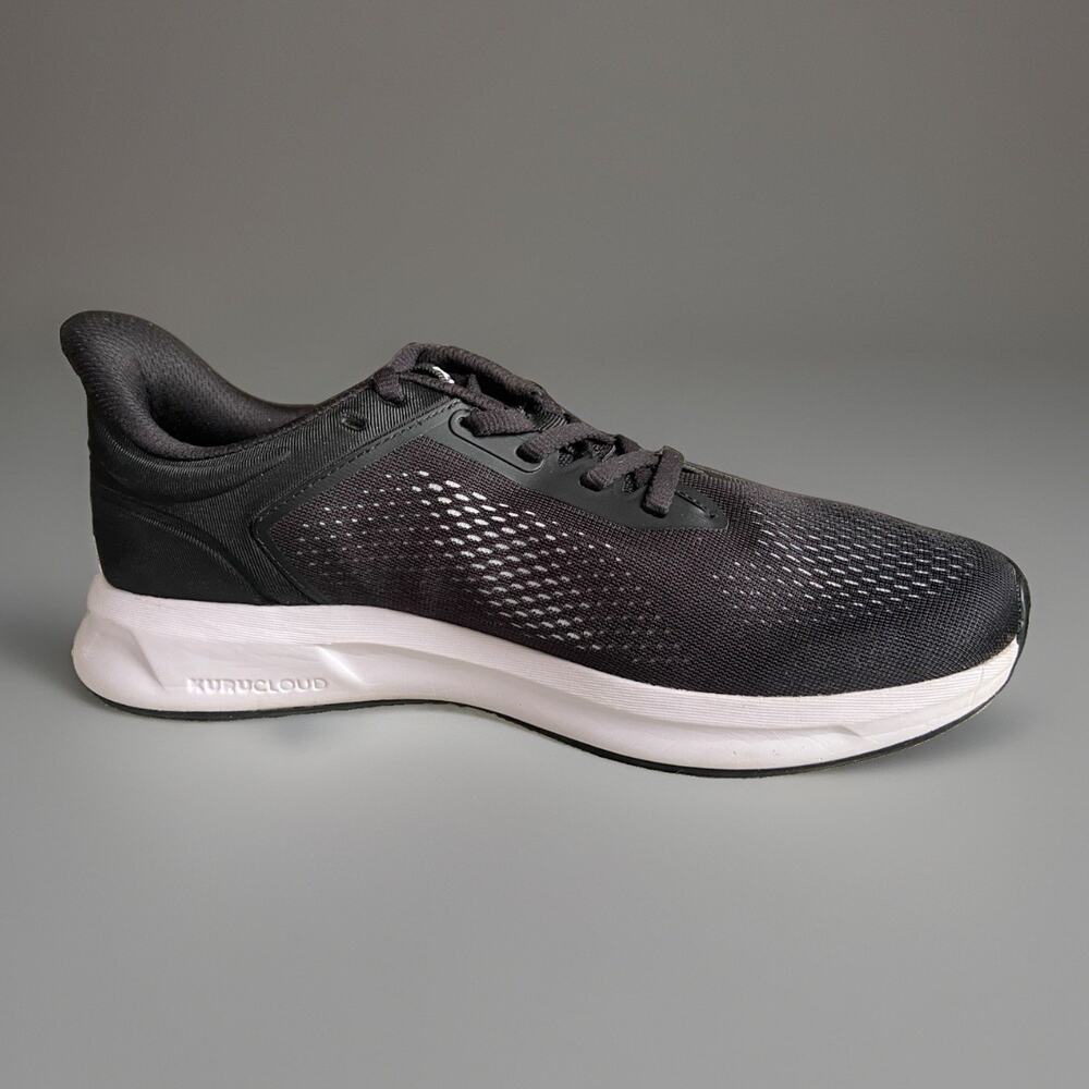 Kuru Atom Fusion Sneaker Women’s 9M Black Mesh Upper Prevents Heel Pain - Picture 3 of 11